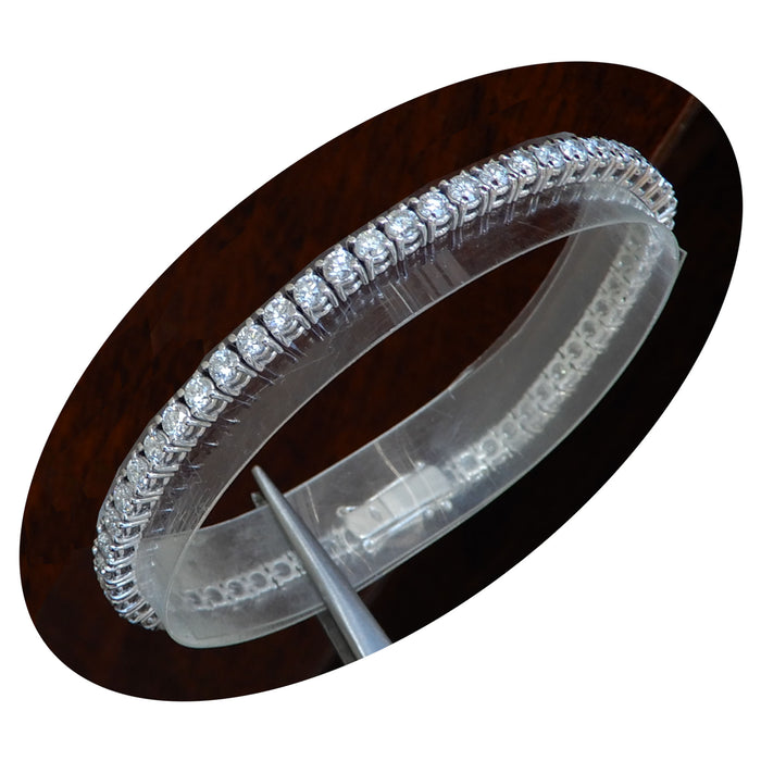 Tennisarmband, Diamant, 18K Goud
