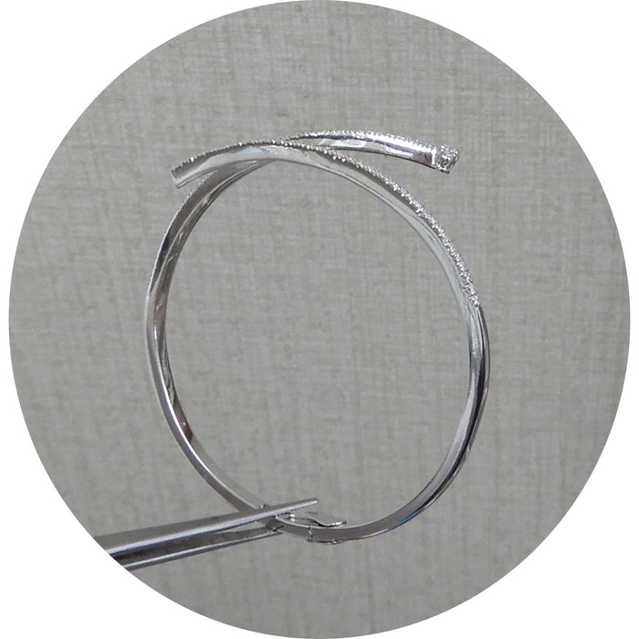Armband, Diamant, 18Krt. Witgoud