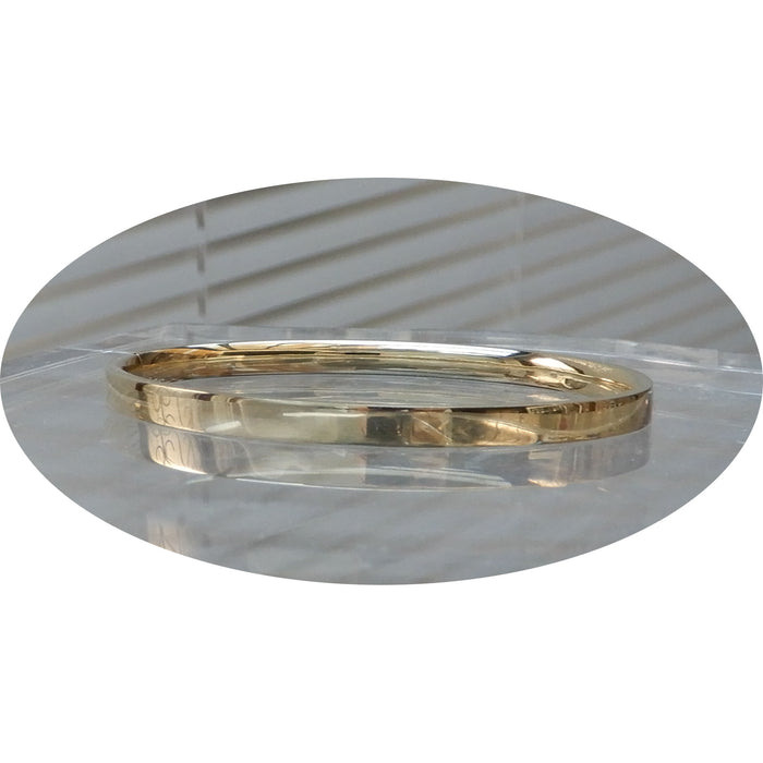 Slavenarmband, Strak, Glad, 14K Goud