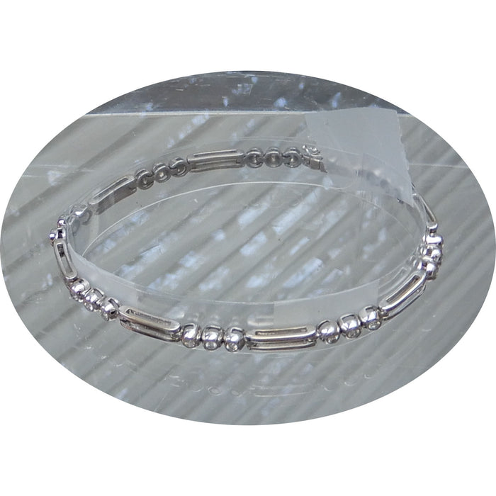 Armband, Diamant, Opengewerkt, 18K Witgoud