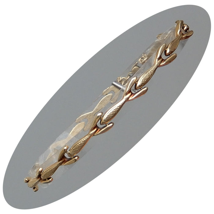 Armband, Vissen, 14K Goud