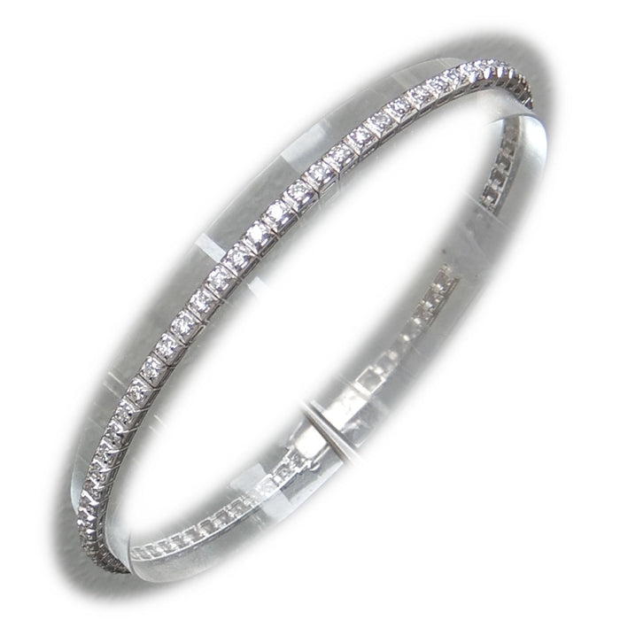 Tennisarmband, Diamant, 18K Goud