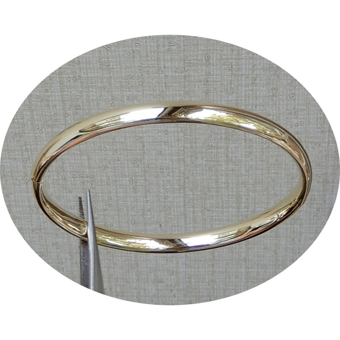 Slavenarmband, Glad, 14Krt Goud