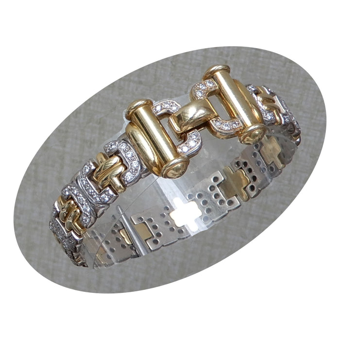 Armband, Diamant, Cilinder, 14K Goud