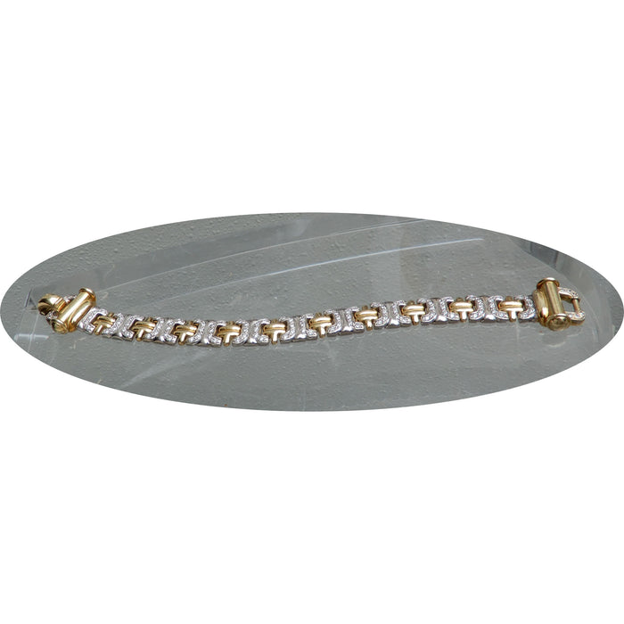 Armband, Diamant, Cilinder, 14K Goud