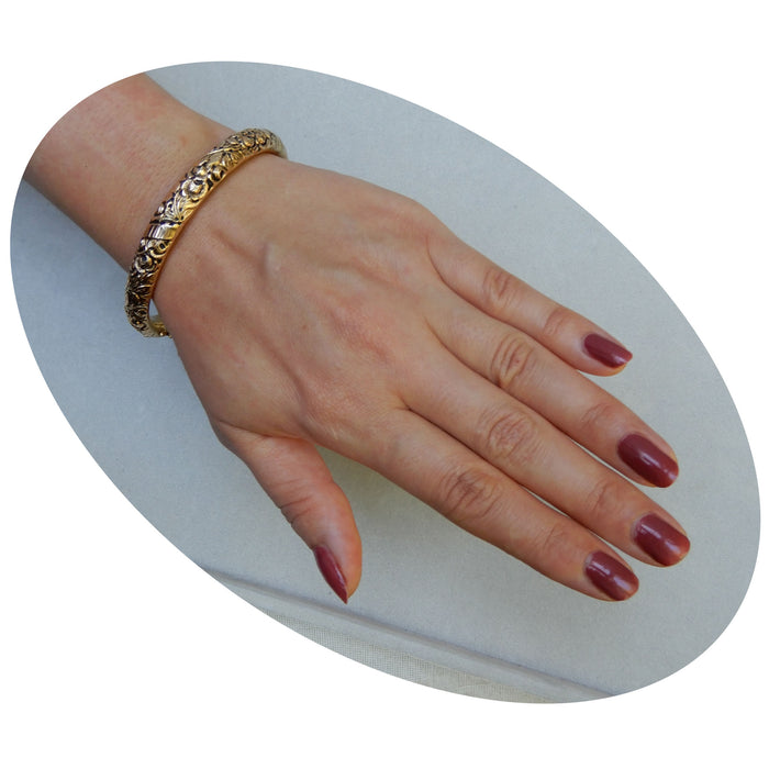 Armband, Floraal, 14K Rose Goud