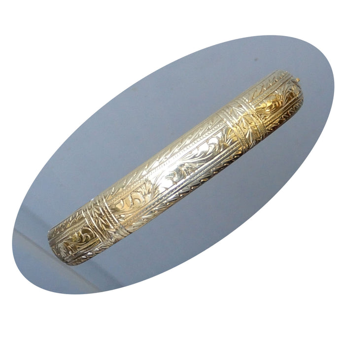 Armband, Floraal, 14K Geelgoud