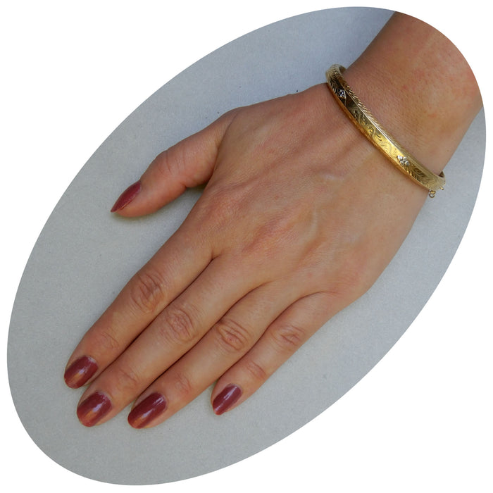 Armband, Grave, 14K Goud