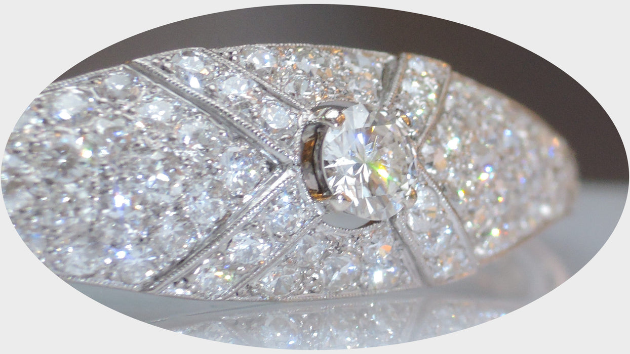 Armband, Diamant 6,00 ct, 14K, Vintage