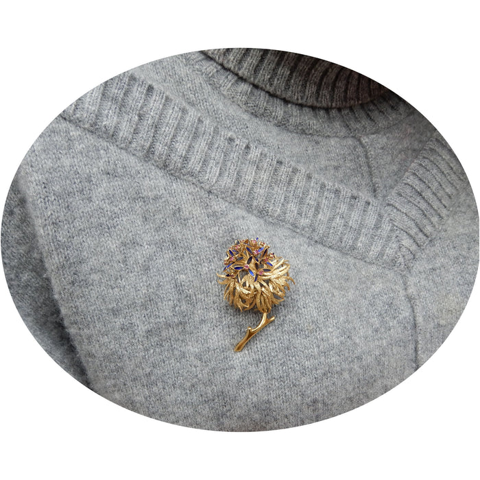 Takbroche, Robijn, Email, 14K