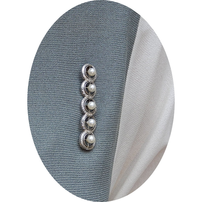 Staafbroche, Parel, 14K Goud