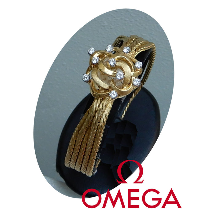 OMEGA Horloge-Armband, Diamant, Octopus, 18K