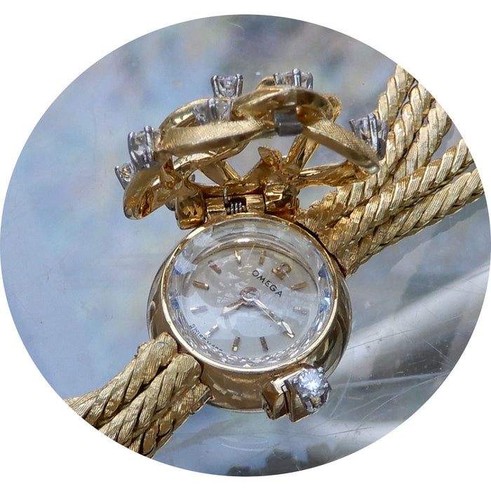 OMEGA Horloge-Armband, Diamant, Octopus, 18K