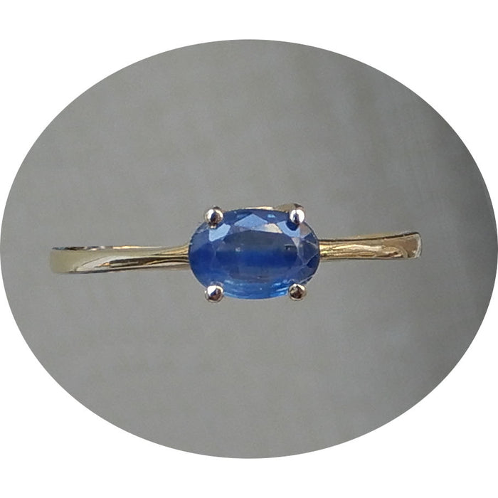 Set, Saffier, drie-delig, 14K Goud