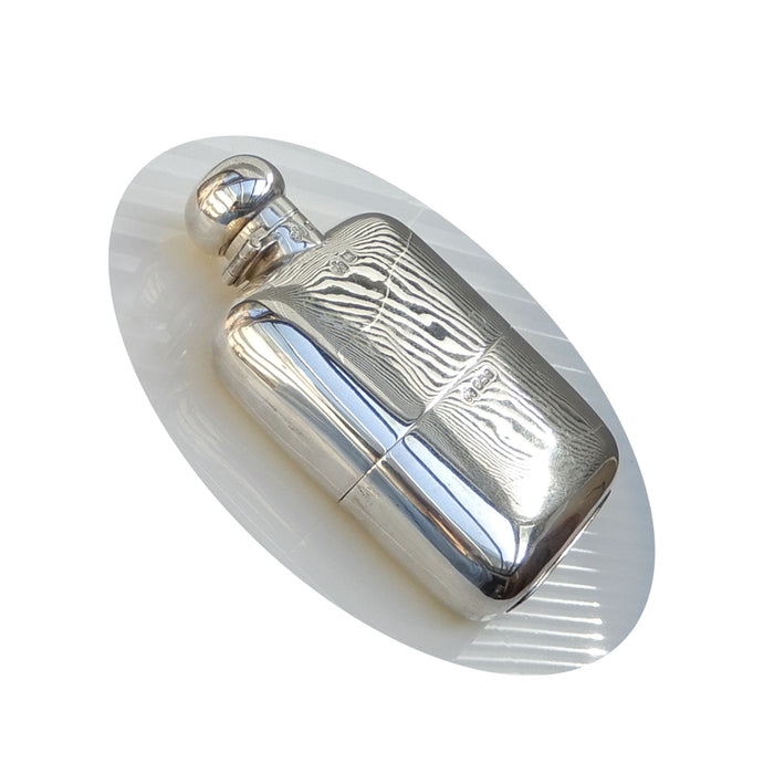 Heupflacon, Anno 1907, Sterling Zilver