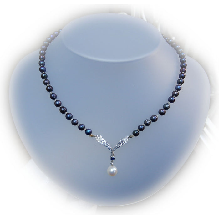 Collier, Tahiti Parel, 14K Witgoud