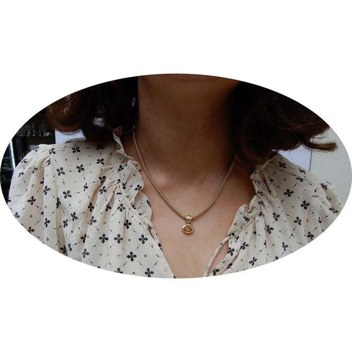 Collier, Popcorn, 18K Goud
