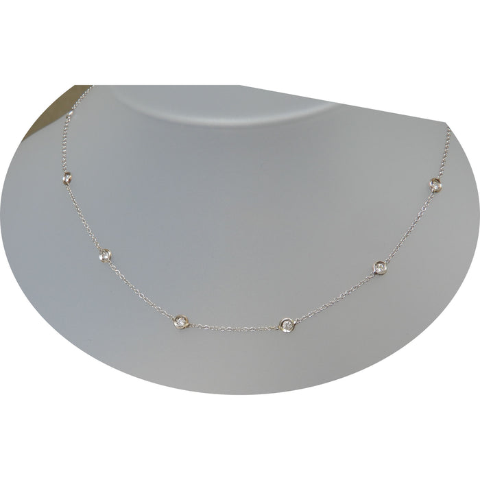 Collier, Diamant, Punti Luce, 18K