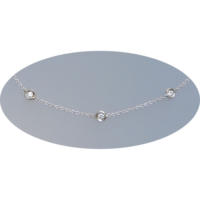 Collier, Diamant, Punti Luce, 18K