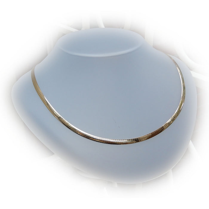 Collier, Omega, 14K Bicolor