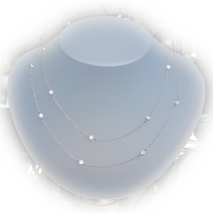 Collier, Diamant, Punti Luce, 18K