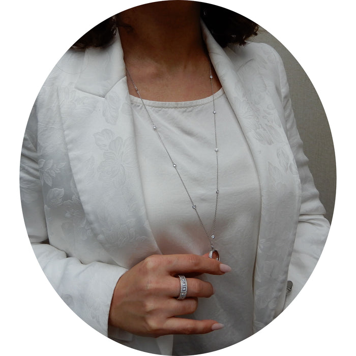 Collier, Diamant, Punti Luce, 18K