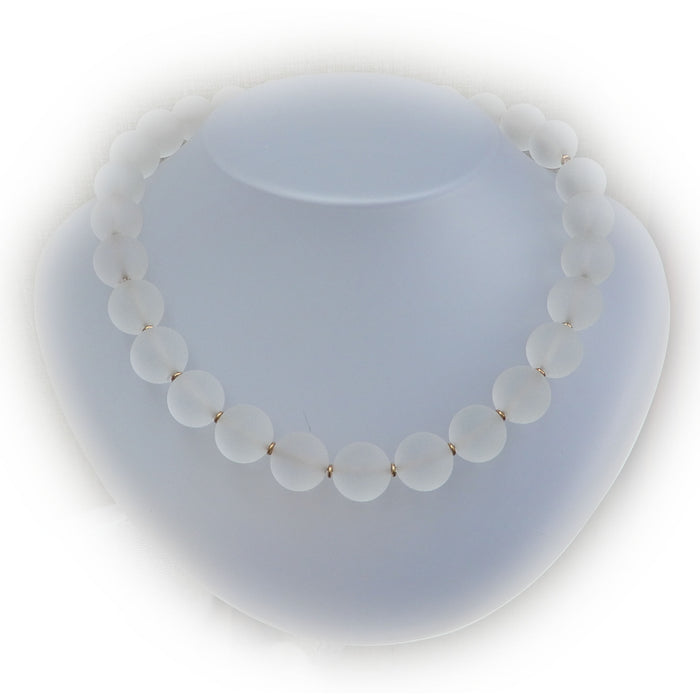 Collier, Bergkristal, 18K Goud