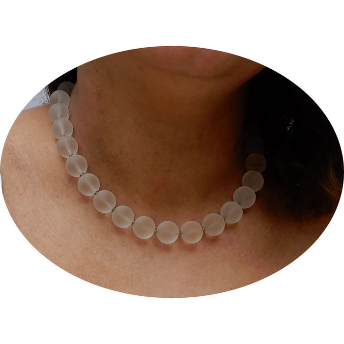 Collier, Bergkristal, 18K Goud