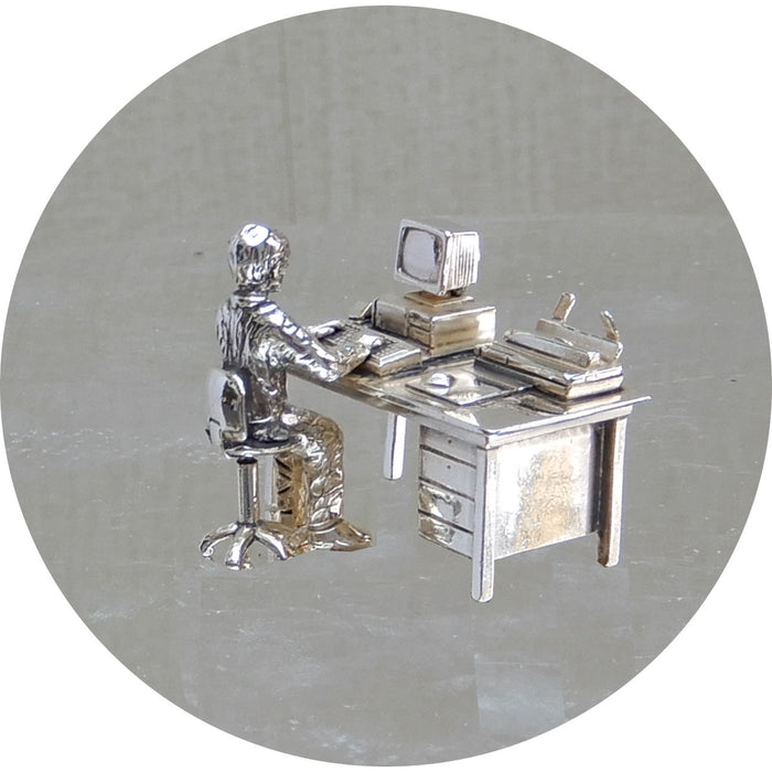 Software Programmeur, Miniatuur, Zilver