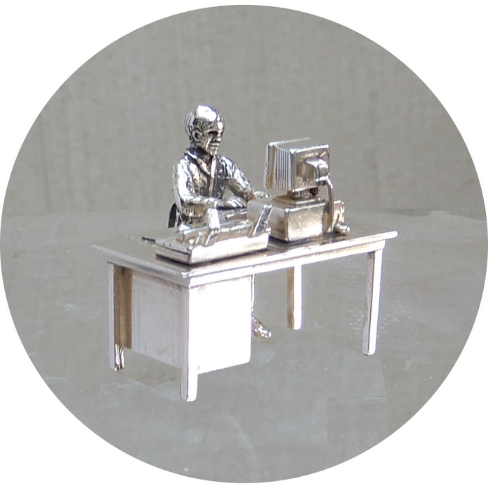 Software Programmeur, Miniatuur, Zilver