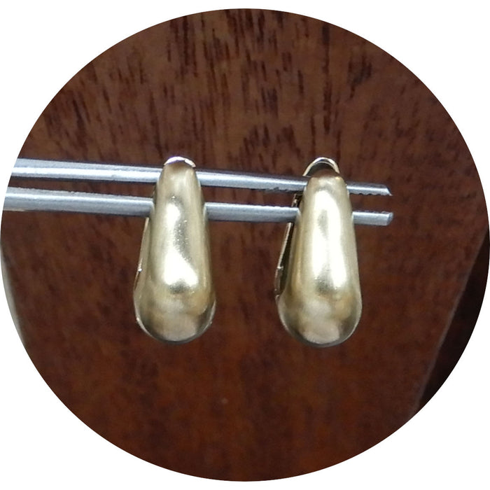 Creolen, Peervorm, 14K Geelgoud