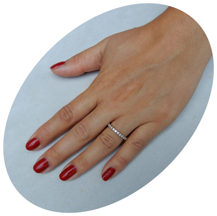 Ring, Diamant, Alliance, 14K