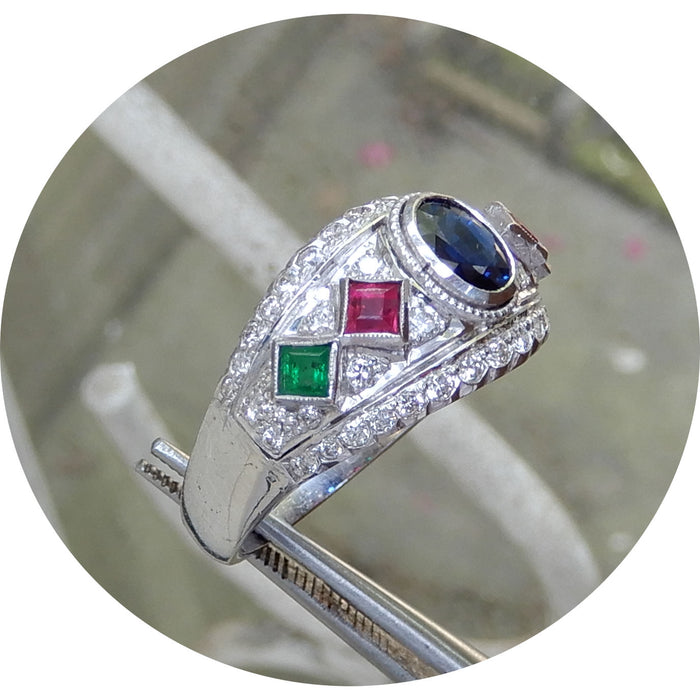 Bandring, Saffier, Robijn, Diamant, Platina