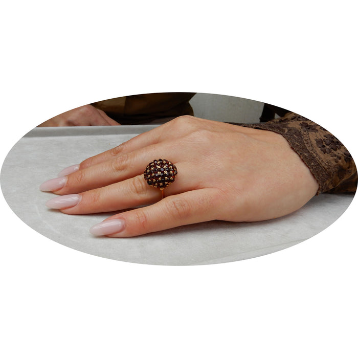 Ring, Pomegranate, 18K, Vintage