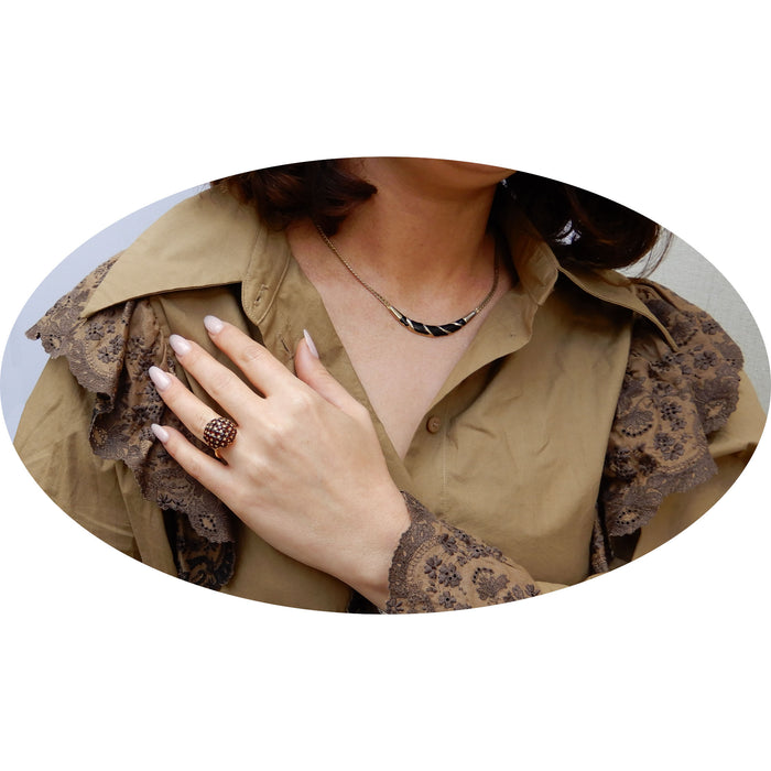 Ring, Pomegranate, 18K, Vintage