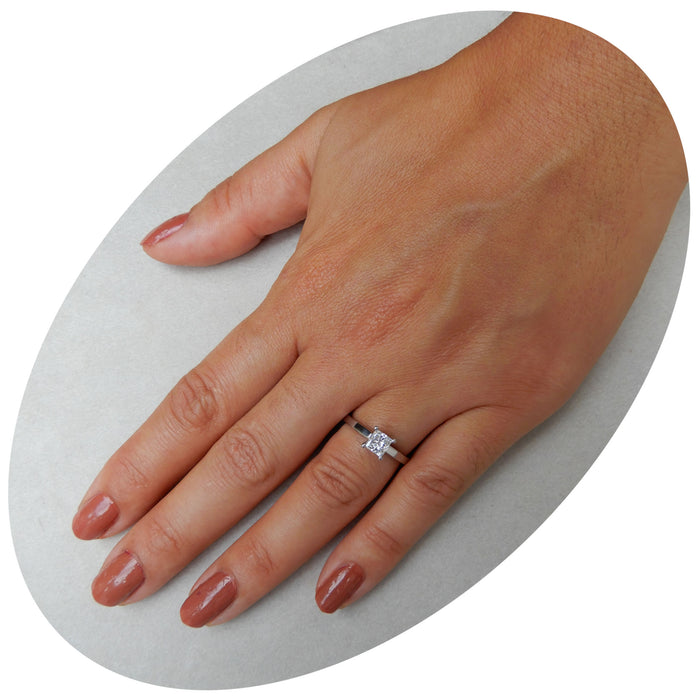 Ring, Diamant, Princess