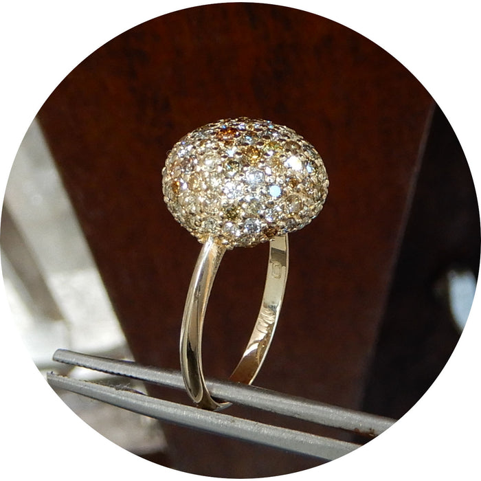 Ring, Diamant, Fancy, 14K Goud