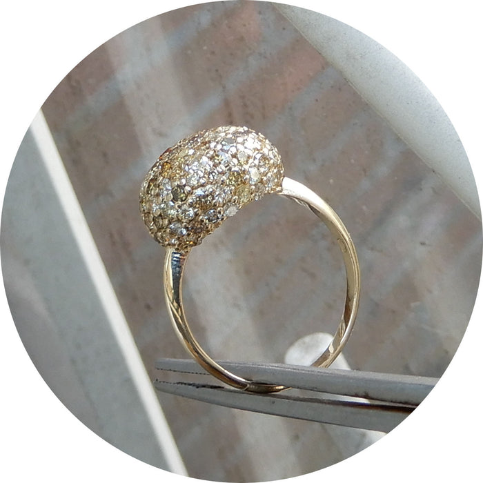 Ring, Diamant, Fancy, 14K Goud