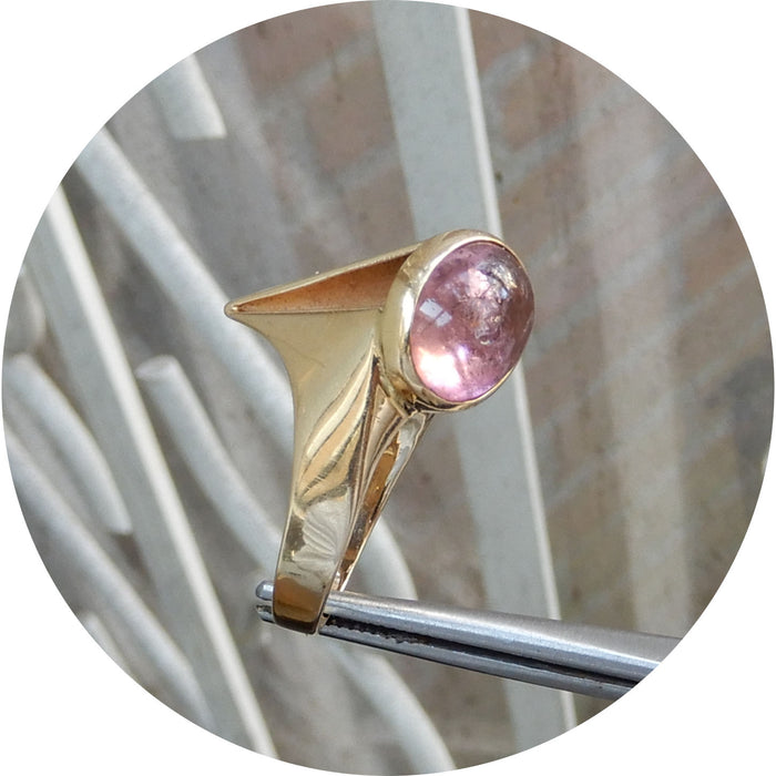 Ring, Toermalijn, 14K Goud