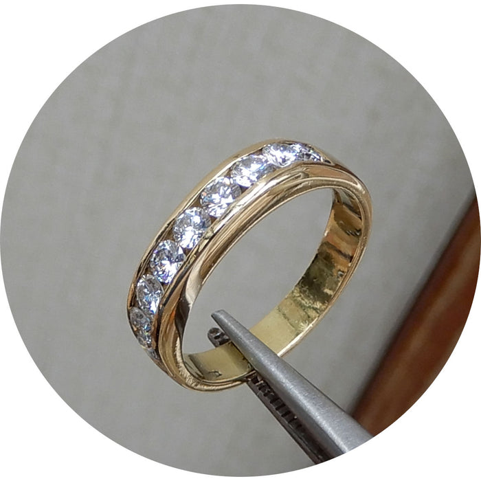 Rijring, Diamant, 18K Goud