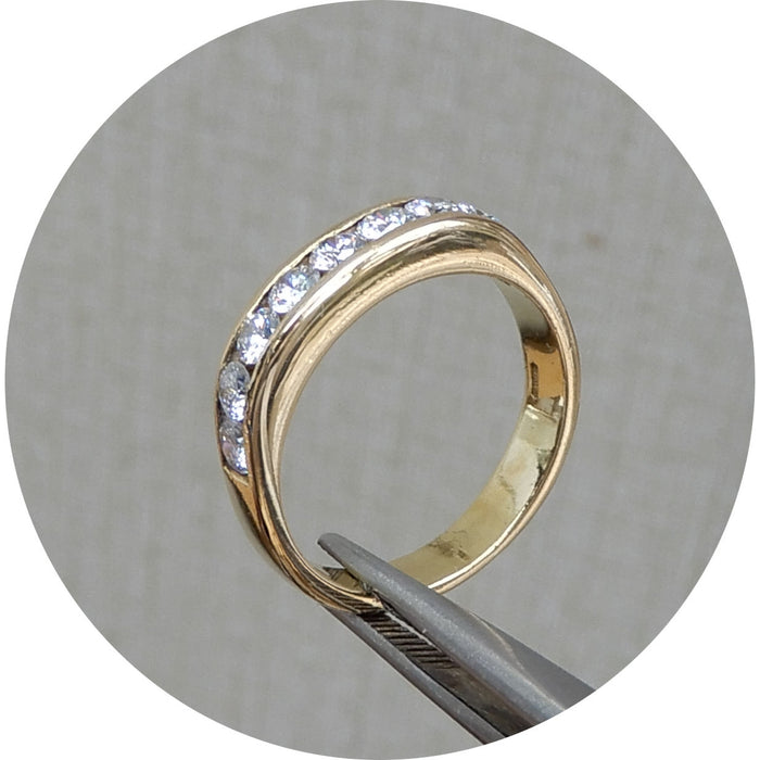 Rijring, Diamant, 18K Goud