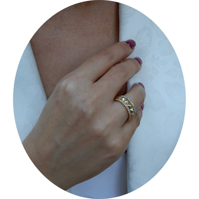Bandring, Transenna, Diamant, 18K