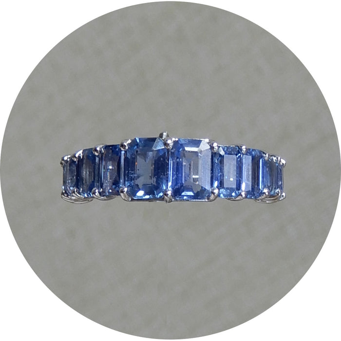 Alliancering, Saffier, 18K