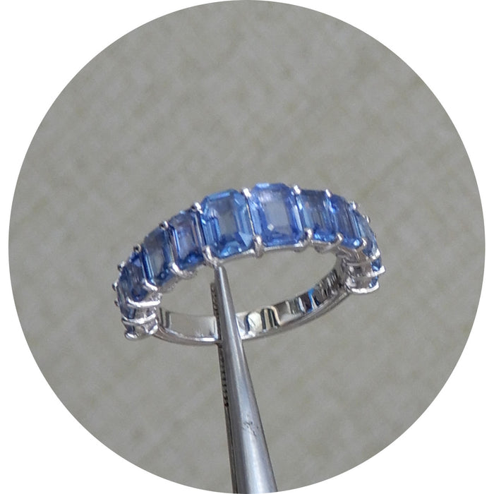 Alliancering, Saffier, 18K