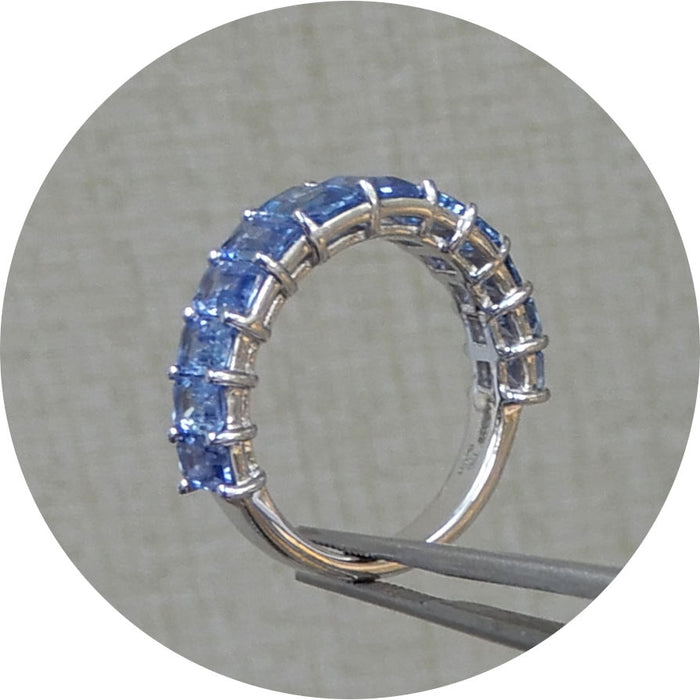 Alliancering, Saffier, 18K