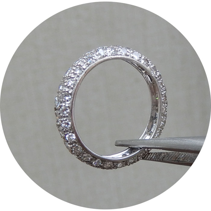 Ring, Eternity, Diamant, Vintage