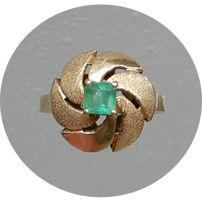 Ring, Smaragd, 18K Goud