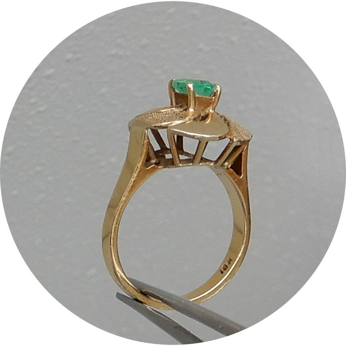 Ring, Smaragd, 18K Goud
