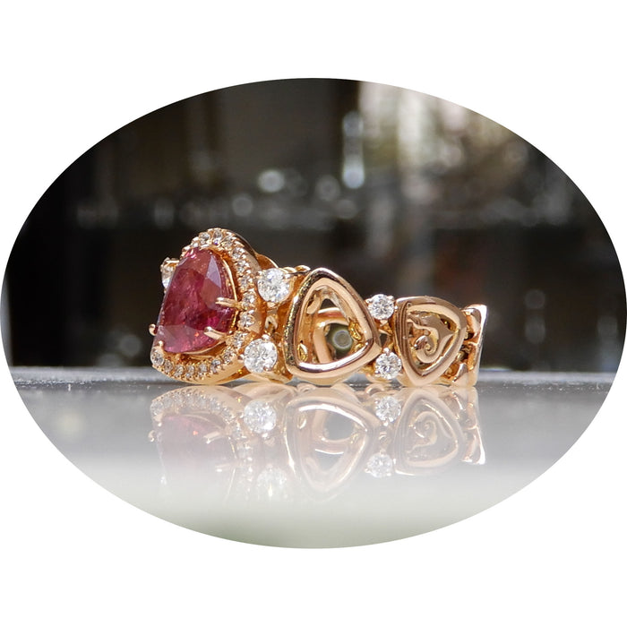 Chantecler, Ring, Divina, Rubeliet, 18K