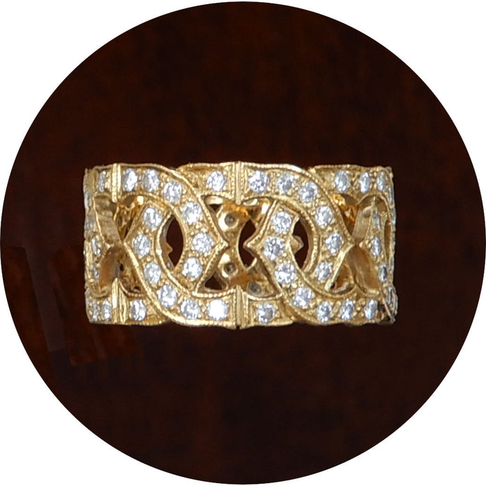 Ring, Diamant, C, 18K Goud